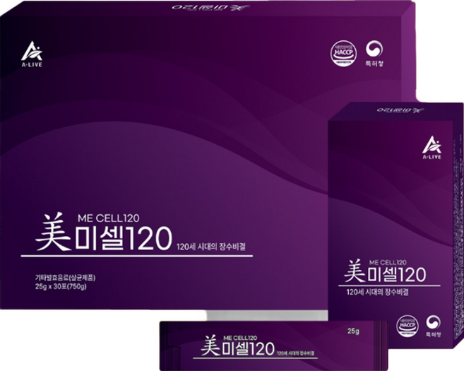 미셀120 혈액 면역 건강 1박스 x 30포 / 구매금액별 선물증정, 750g