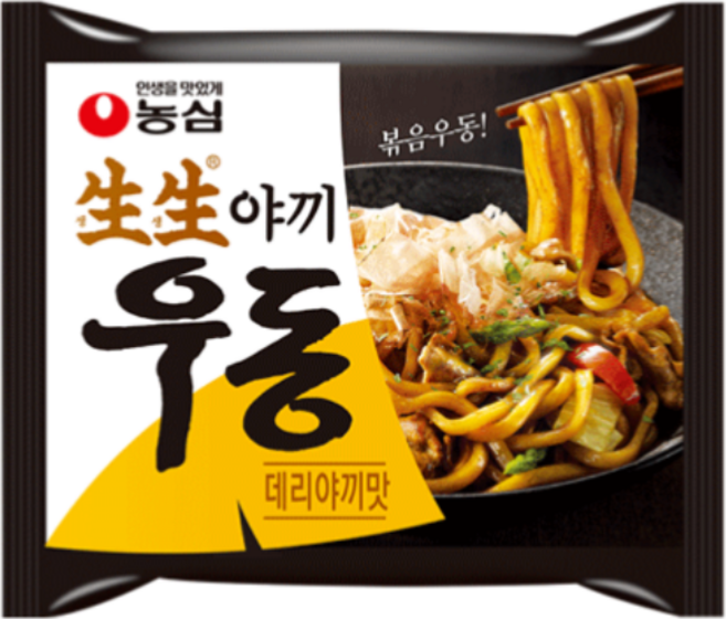 생생우동 생생야끼우동 데리야끼맛, 251g, 2개