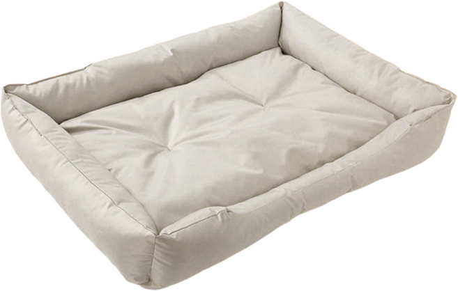 랜보어 반려동물 베이직 방수 쿠션, 아이보리, 1개