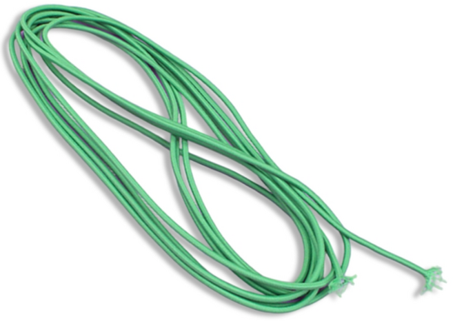이음모음 국산 둥근 칼라 고무줄 3M, 1세트, 그린