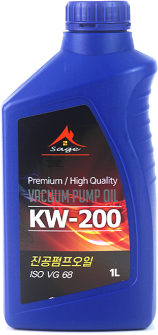 프리미엄 진공펌프 오일 KW-200 1L, 1개