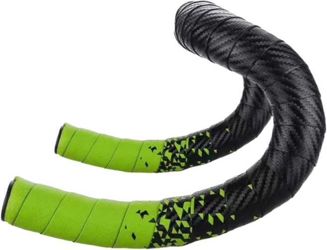 이프로 자전거 바테잎 EVA 핸들바 그립 테이프 투톤, 그린, 1세트