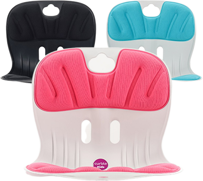 에이블루 2020 커블체어 바른자세 교정의자[키즈], 아이블랙