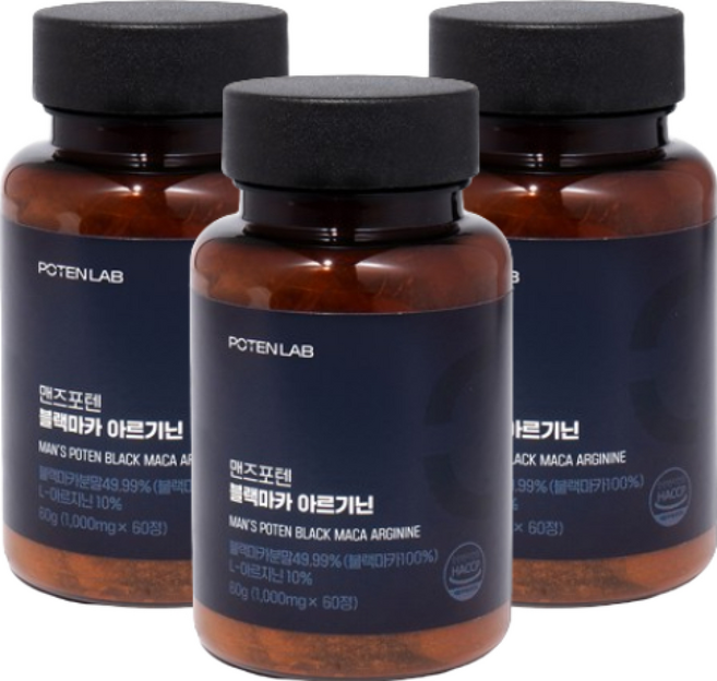 포텐랩 맨즈포텐 마카 [:국산], 3박스, 60정
