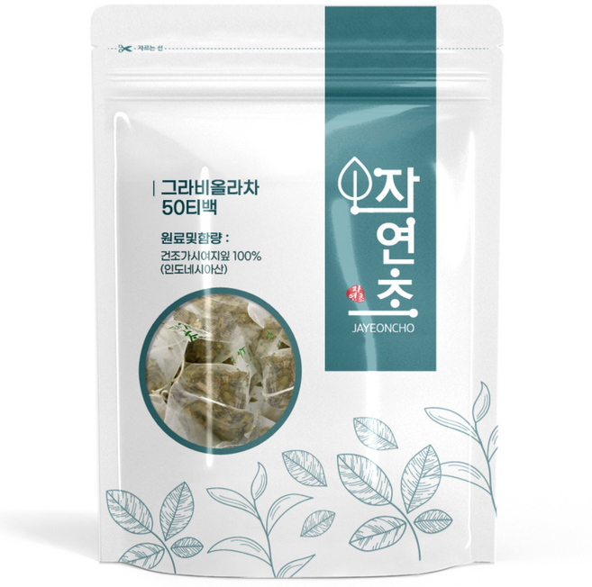 자연초 그라비올라 삼각티백, 1g, 50개입, 1개
