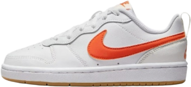 나이키 코트 버로우 로우 2 주니어 스니커즈 오렌지 여성운동화