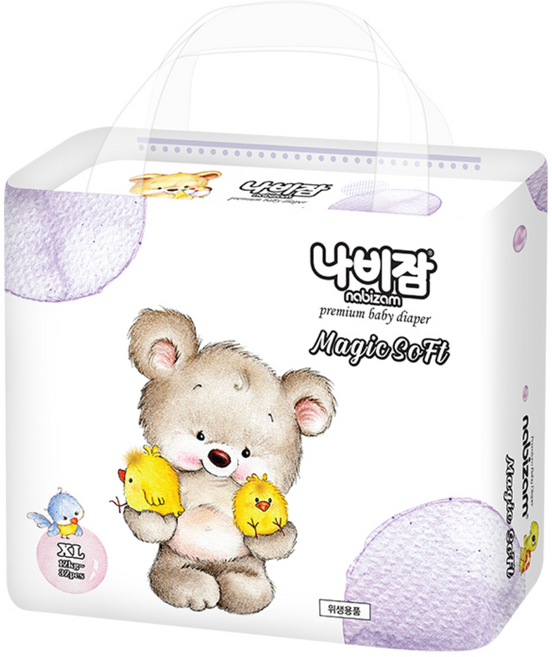 나비잠 기저귀 매직소프트 밴드 1팩, 특대형(XL), 32매