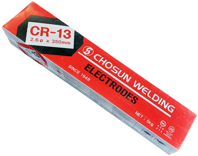 조선선재 아크 용접봉 CR-13 2.6파이 (1BOX - 20KG), 1개, CR-13 2.6(20kg)