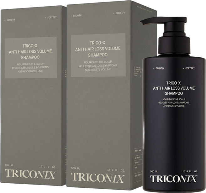 4위 - 트리코닉스 트리코엑스 탈모완화 볼륨 샴푸, 2개, 500ml