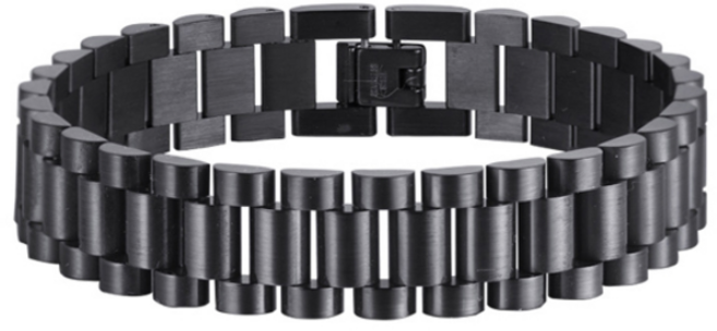 B0590w 골드 도금팔찌 써지컬스틸 시계줄 체인 남자팔찌