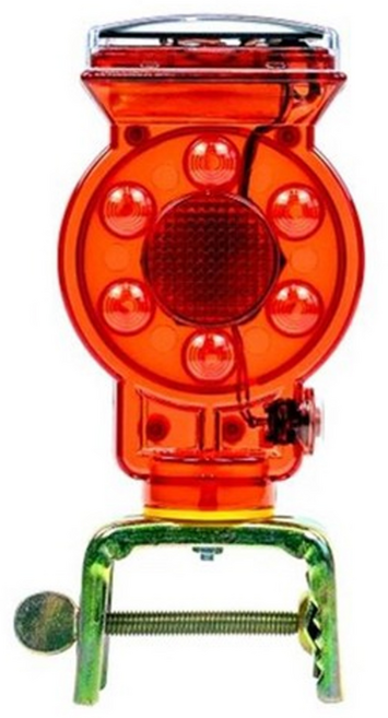 태양열 경고등 LED 도로 유도등 지시등 고라니 퇴치, 1개