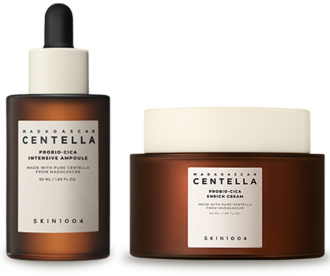 스킨1004 마다가스카르 센텔라 프로바이오시카 인텐시브 앰플 50ml +인리치 크림 50ml, 1개