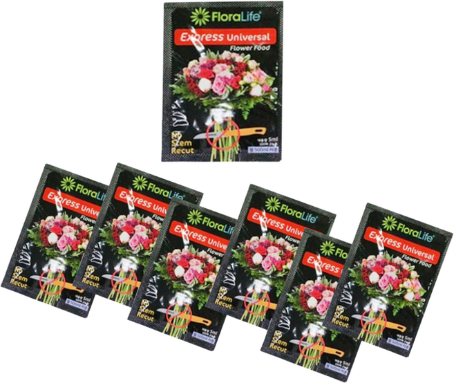 꽃수명연장제 사쉘 5mlx50개 무료/플로라라이프 꽃연장제, 50개