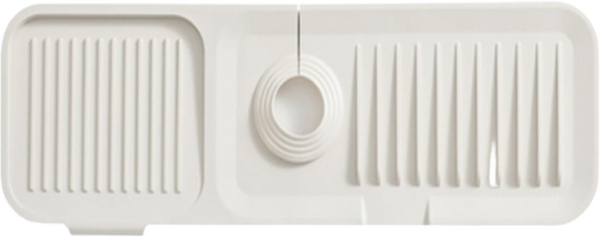 실리콘 패드 싱크대 세면대 수도꼭지 물받이 미끄럼 방지 배수 패드, 1개