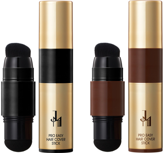 NEW 제이투엠투 프로 이지 헤어 커버 스틱 더블 2color / 헤어쿠션 정수리 헤어라인 커버, 1개, 01 내추럴 블럭/더블,4g