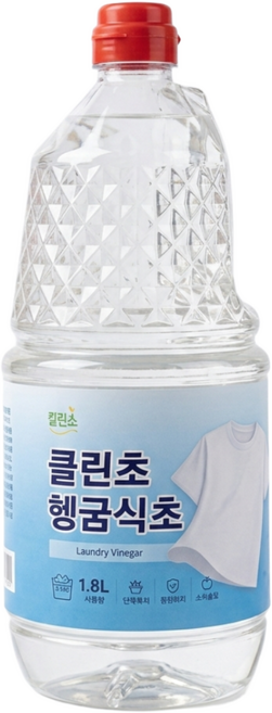 클린초 헹굼식초, 1개, 1.8L