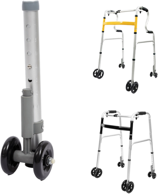 라온아띠 실내용 워커 KCS-202 KCS-211 신형 바퀴 어르신 보행보조기 [바퀴 부속품], 1세트