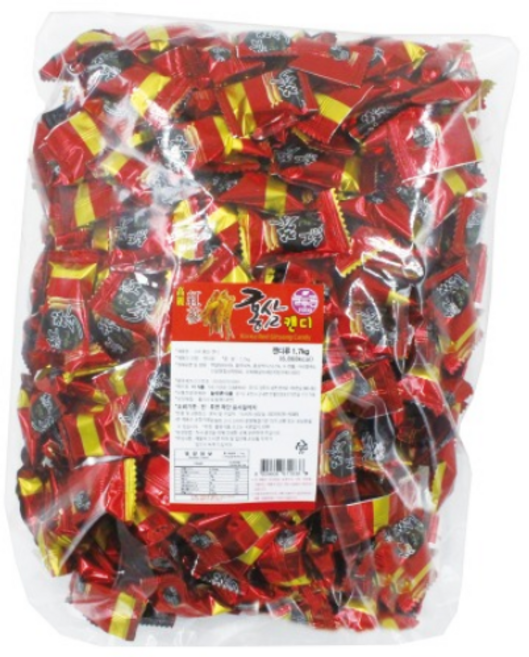 고려홍삼 캔디 1.7kg 대용량 벌크용 늘푸른 더식품, 1개
