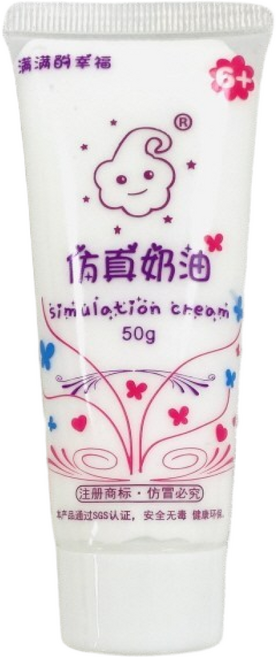 쁘띠끄 데코덴 생크림 50g 꾸미기 파츠 diy 재료, 화이트, 1개