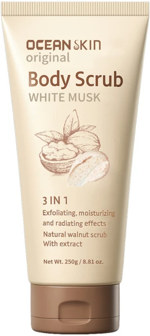 오션스킨 오리지널 바디스크럽 화이트머스크, 1개, 250g - 쿠팡
