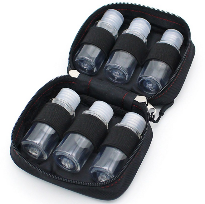 모루 미니 캠핑 양념통 세트, 1세트, 가방+용기30ml 6개