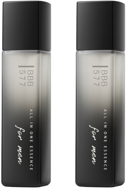 (비비비577 2개) 중년얼굴은 7가지가 문제! 딱 한병 딱 2개월 고영양 남성올인원에센스 펩타이드 10종 매트릭실 PDRN 세라마이드 5종 진짜 남성 안티에이징은 비비비577, 2개, 100ml