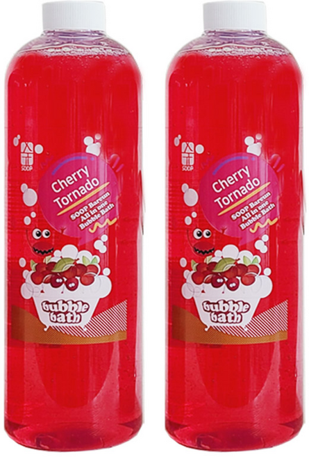 숲바른 버블바스 체리토네이도, 1L, 2개