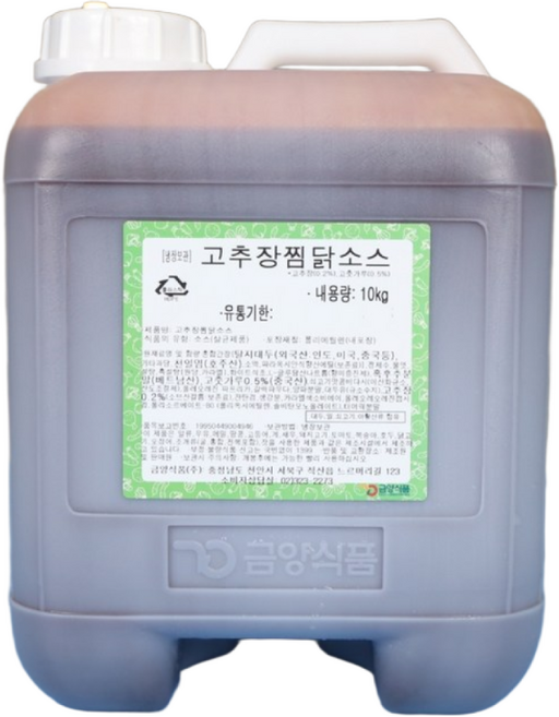 금양식품 고추장 찜닭소스 10KG 찜닭양념, 1개