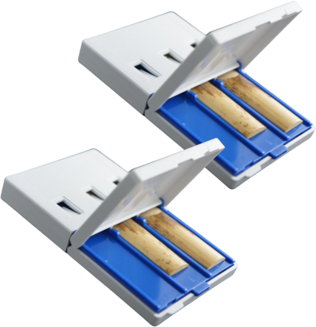 색소폰 리드 케이스 클라리넷 리드 케이스, 2개