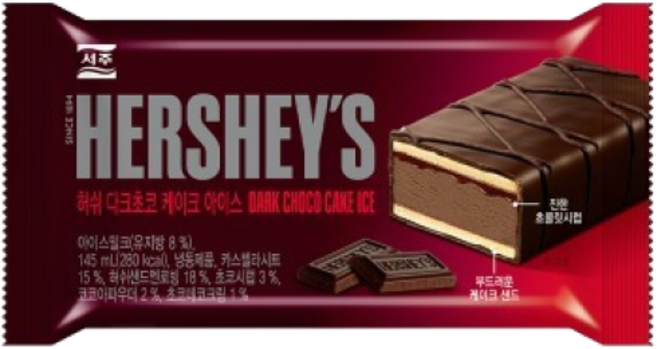 허쉬 아이스크림 다크초코케이크아이스, 18개