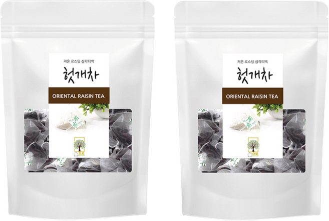 헛개차 50티백 숲으로허브 삼각티백, 1g, 50개입, 2개