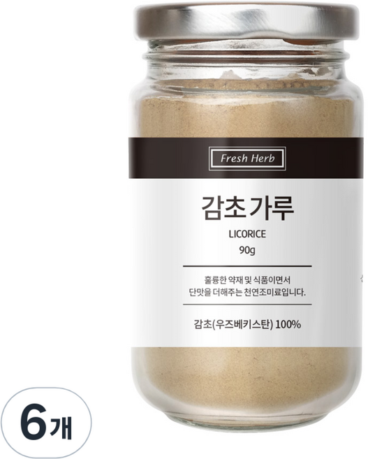 신선약초 감초가루, 90g, 6개