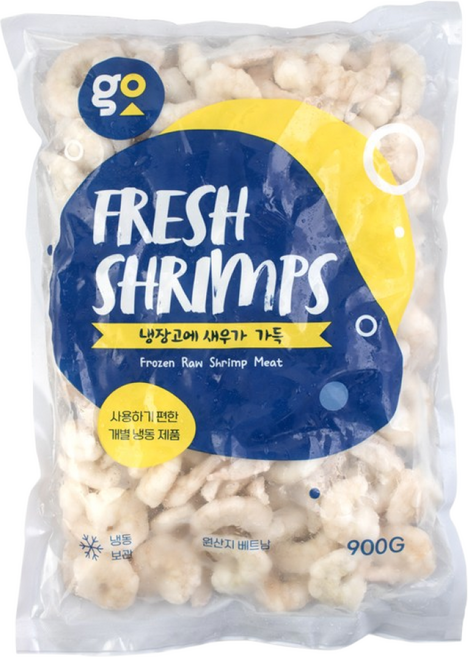 손질 생새우살 5170 900g, 생새우살 51/70-900g (꼬리X), 1개