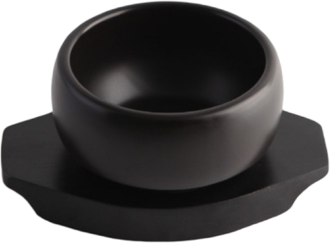 고급 세라믹 오목탕기 업소용 탕기 뚝배기 국 업소용 다용도 그릇, 세라믹 오목탕기 3호, 1개, 16cm