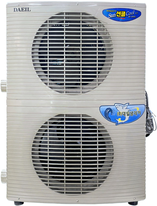 (당일발송) 대일냉각기 3마력 저온냉각기 킹크랩 저온용 횟집수족관 스마트팜 수경재배 공업용 와이어컷팅 금형기계냉각 DA-3000L