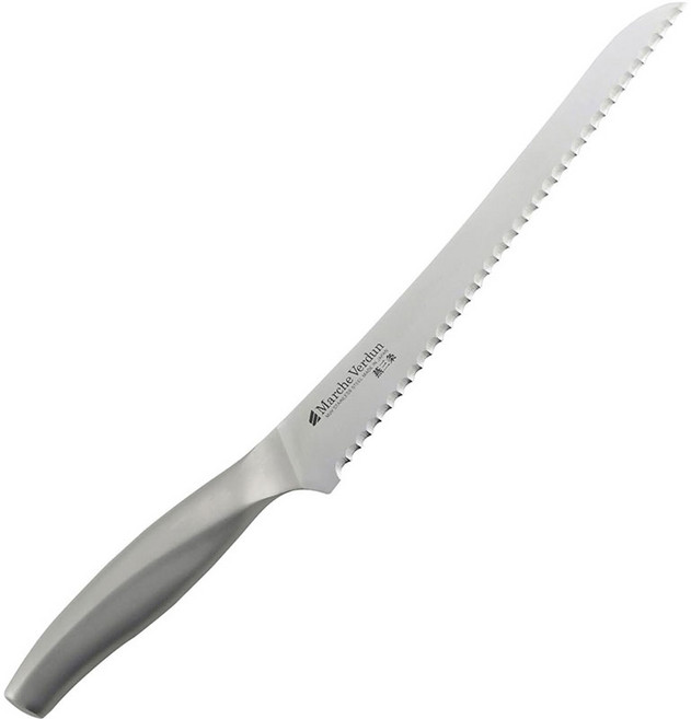 시모무라 마르체 브레드 나이프 빵칼 베이킹 바케트칼, 1개, 실버