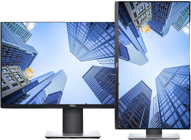 DELL P2419H 24인치 16:9 IPS FHD 초슬림베젤 피벗 모니터 HDMI / DP / VGA포트
