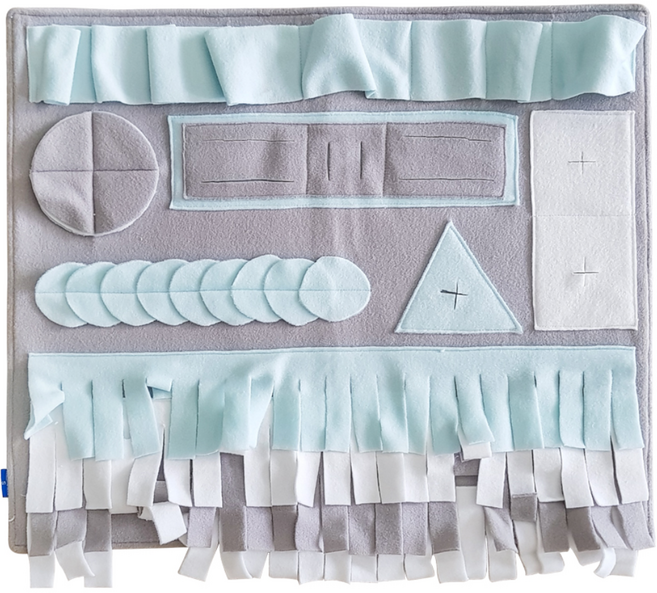 벨버드 댕댕이 미니매트, 그레이, 1개