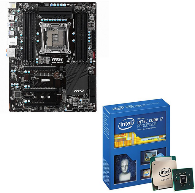 MSI X99A RAIDER 메인보드+i7-5930K CPU 번들