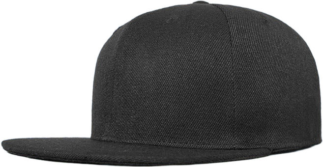 빅사이즈 무지 블랙 스냅백 베이직 뒤 막힌 힙합 모자 일자챙