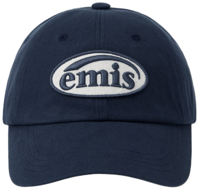 이미스톤온톤 네이비 TONE ON TONE WAPPEN BALL CAP-NAVY