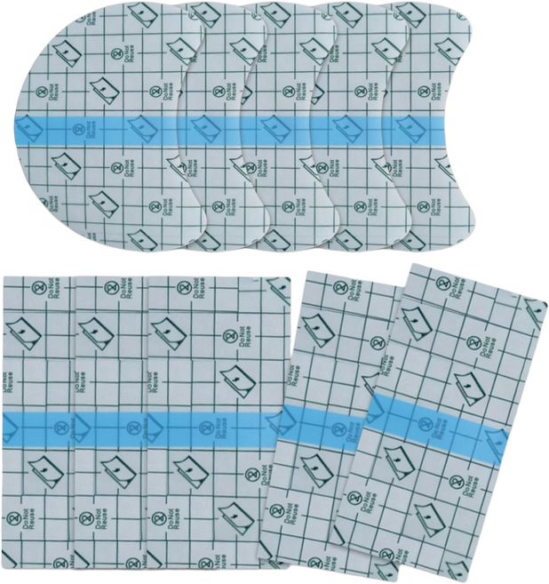 운동화 러닝화 앞코 토캡 빗물 오염방지 신발 슈즈 여름 필수 방수 스티커 필름, 1개, 라운드12개+직사각24개