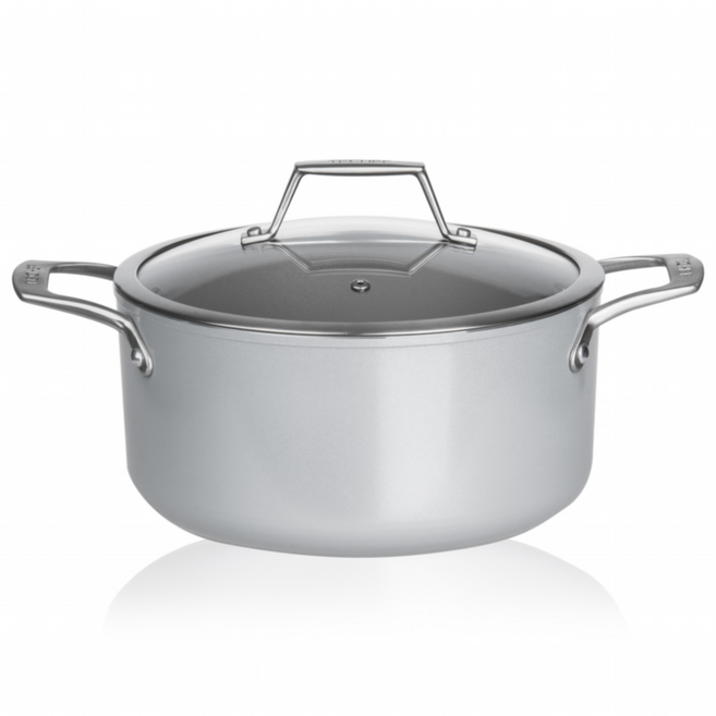 [티쉐프] TECHEF 세라테라 넌스틱 양수냄비 24cm 그레이 1개