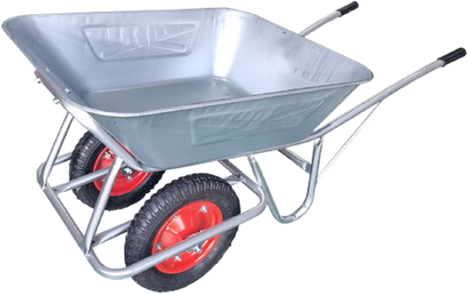 농사/농업용 구르마 손수레 - 06 이륜차(철)+철캡(은)+에어바퀴, 1개