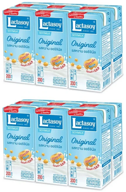 락타소이 두유, 200ml, 12개 - 쿠팡