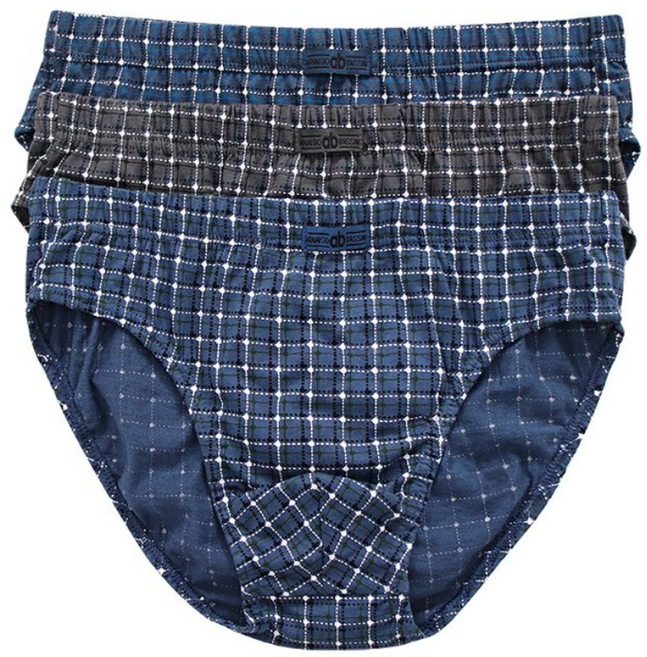 아날도바시니 1031 순면 브리프 삼각 팬티 3종 남성용