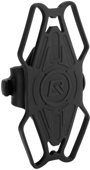 락브로스 자전거 퀵 릴리즈 실리콘 핸드폰 거치대, 블랙, 1개