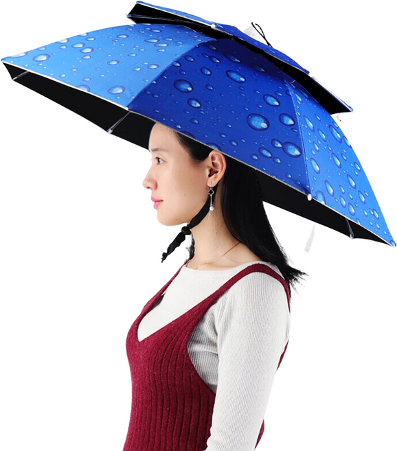 999피싱 우산 모자 삿갓형 양산 캠핑 낚시 파라솔 골프 등산 핸즈프리 2단 업그레이드