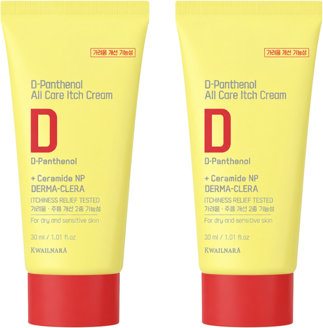과일나라 덱스판테놀 D판테놀 피부 재생 장벽 보호 가려움 개선 크림, 2개, 30ml