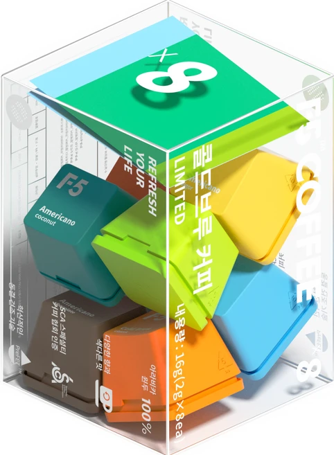 F5 프리미엄 콜드브루 커피 (8종혼합), 1개, 8개입, 16g - 쿠팡